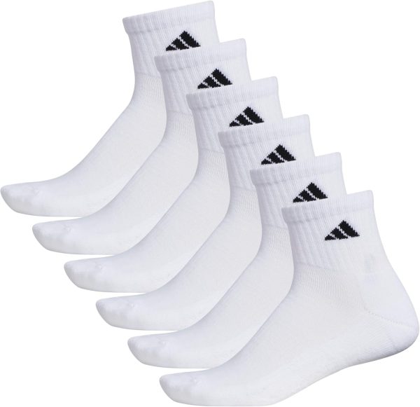 Men's Socks, Athletic Cushioned Quarter 6-Pack, Ankle Fit with Arch Support - Image 7